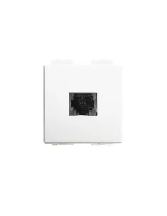 Connecteur téléphonique RJ11 Bticino Luna, 2 modules C4233//11